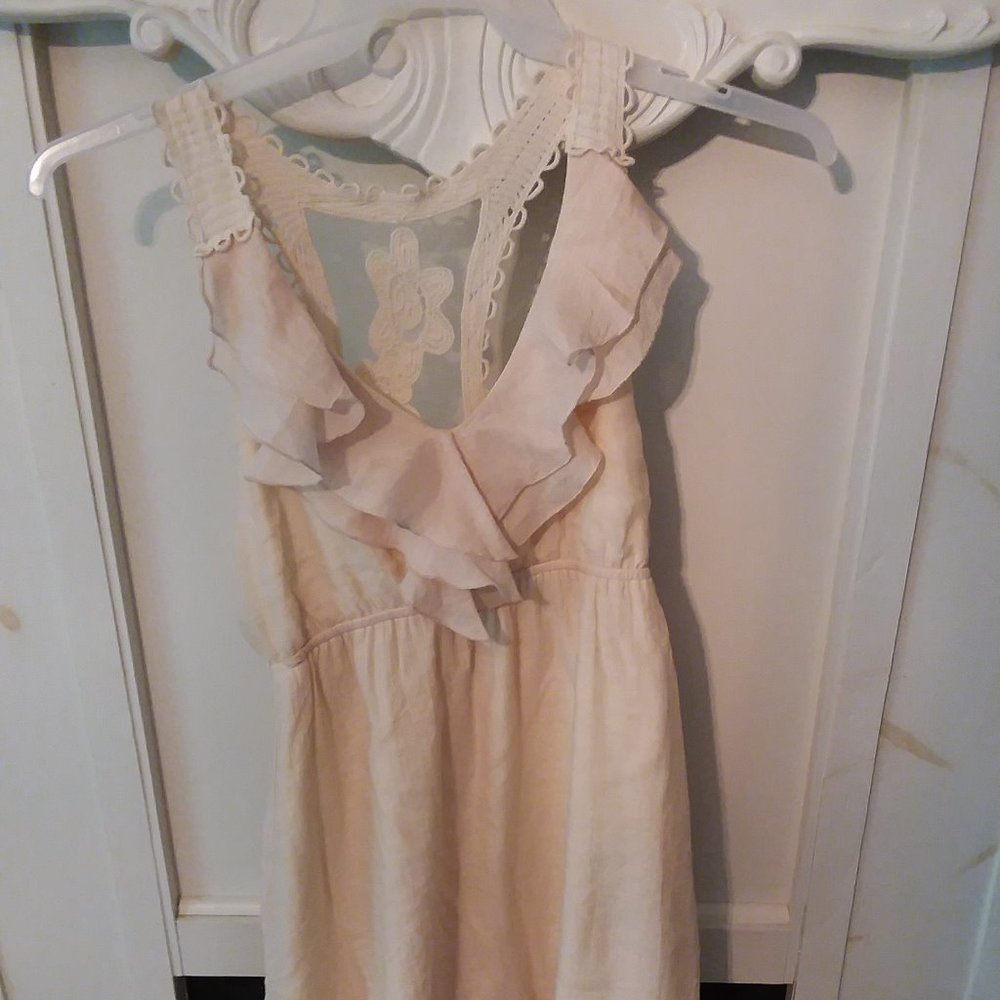 Cream Lace Dress